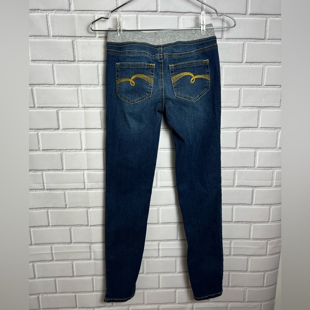JUSTICE girls chic style fashion  slim super skinny jeans/size 12 - Picture 10 of 11